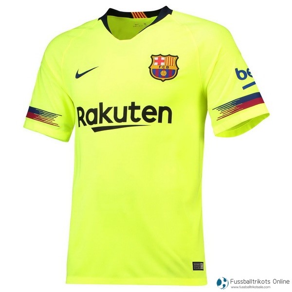 Barcelona Trikot Auswarts 2018-19 Grün Fussballtrikots Günstig